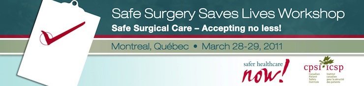 Safer Surgery Saves Lives Workshop